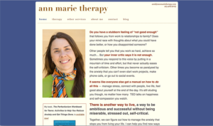 Ann Marie Therapy home page